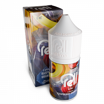 Жидкость для ЭСДН RELL ULTIMA  "Raspberry Orange ice" 3мл 0мг.
